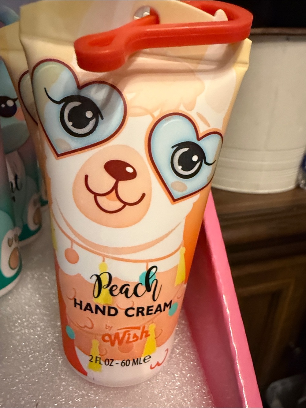 Wish Scented Cute Animal Hand Creams Set - Yellow, Pink, Blue, Mint, Peach(6) - Picture 7 of 7